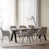 Outlet Wohnen Essgruppe im Skandinavischen Wohnstil - Ivona (siebenteilig)