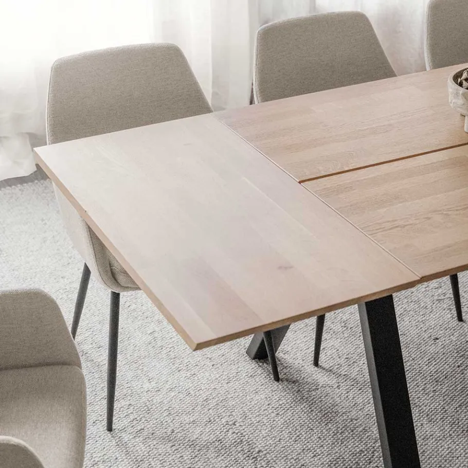 Outlet Wohnen Essgruppe im Skandinavischen Wohnstil - Ivona (siebenteilig)