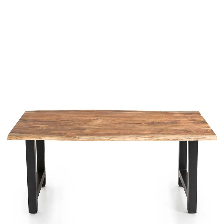 Outlet Wohnen Essgruppe mit vier Stühlen - Acigne (fünfteilig)
