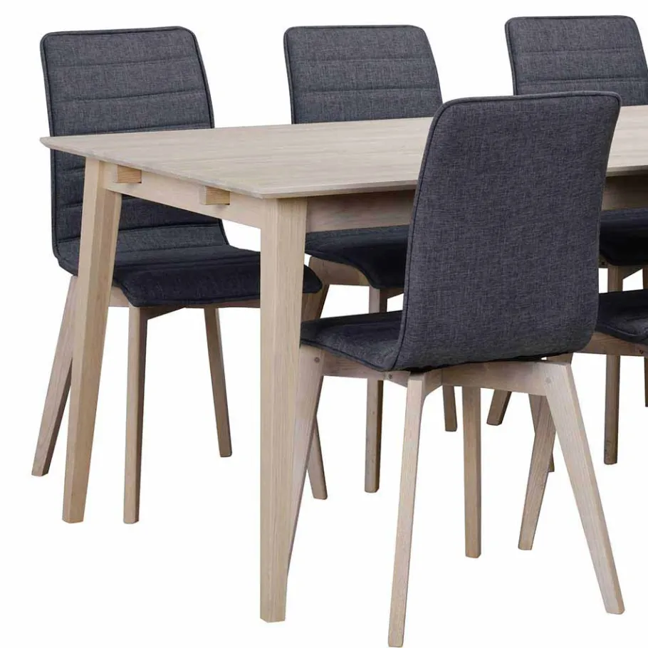 Outlet Wohnen Essplatz Gruppe mit 6 Stühlen - Pessoa (siebenteilig)