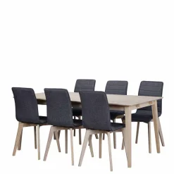 Outlet Wohnen Essplatz Gruppe mit 6 Stühlen - Pessoa (siebenteilig)