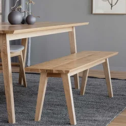 Online Wohnen Esstisch & 2 Stühle & Bank - Canberra (vierteilig)