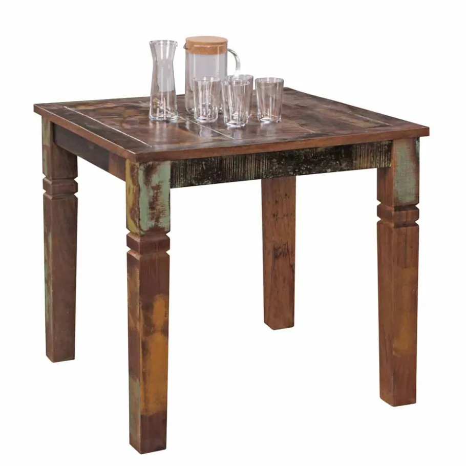 New Wohnen Esstisch Dencig im Shabby Chic mehrfarbig