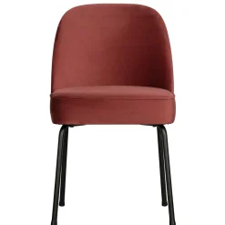 Clearance Wohnen Esstisch Stühle in Kastanienfarben Samt - Spicla (2er Set)