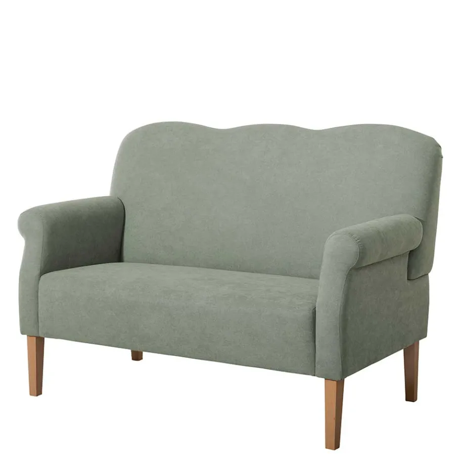 New Wohnen Esstisch Zweisitzer Sofa in Hellgrün - Ashron