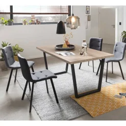 New Wohnen Esstischgruppe im Skandi Design - Benns (fünfteilig)