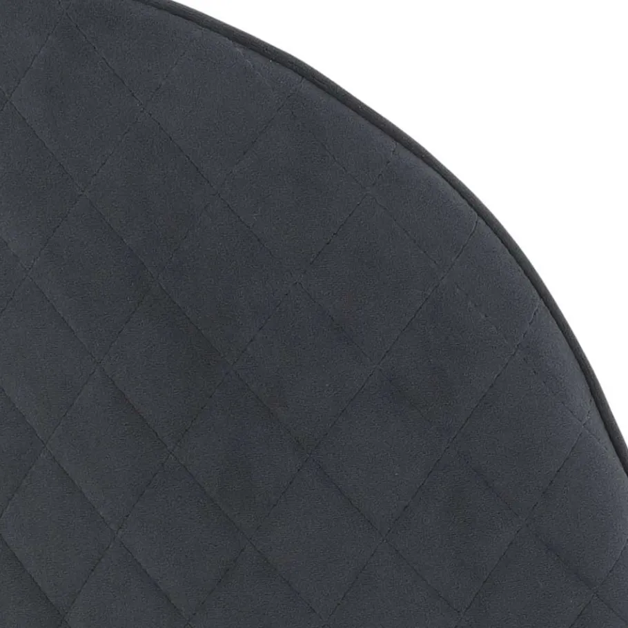 Discount Wohnen Esstischstühle in Dunkelgrau Microfaser - Corgova (4er Set)