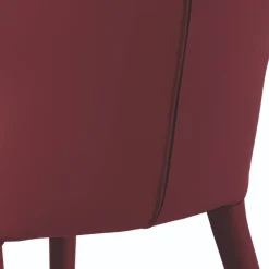 Hot Wohnen Esstisch-Stühle in Dunkelrot Bordeaux - Eleonora (2er Set)