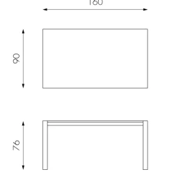 Wohnen Esszimmer Ausziehtisch mit Eiche Furnier Ilex bis 240cm Breite