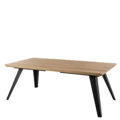 Sale Wohnen Esszimmer Esstisch in Eiche & Schwarz - Yolfa