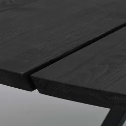 Clearance Wohnen Esszimmer Esstisch in Schwarz aus Eiche - Adrano
