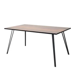 Hot Wohnen Esszimmer Gruppe mit Freischwingern - Raimar (fünfteilig)