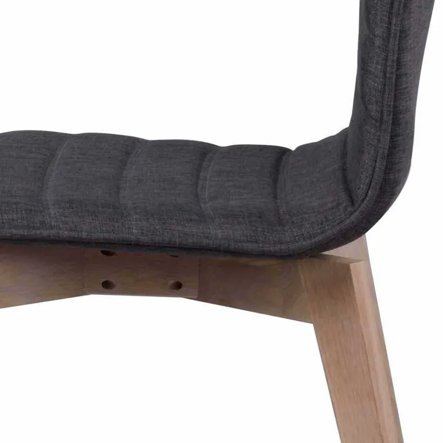 Sale Wohnen Esszimmer 4-Personen Gruppe White Wash - Dioca (fünfteilig)