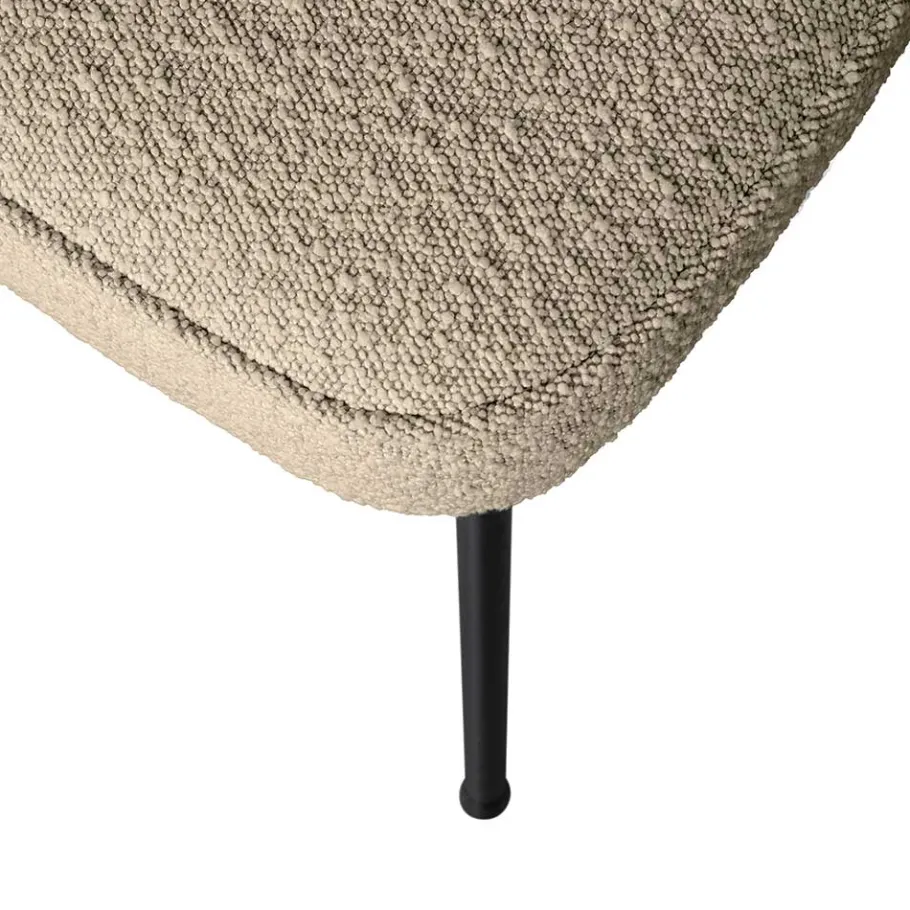 Hot Wohnen Esszimmer Polsterbank in Beige Boucle - Laderla