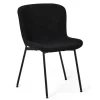 Sale Wohnen Esszimmer Polsterstuhl in Schwarz - Caleena (2er Set)