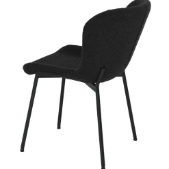 Sale Wohnen Esszimmer Polsterstuhl in Schwarz - Caleena (2er Set)