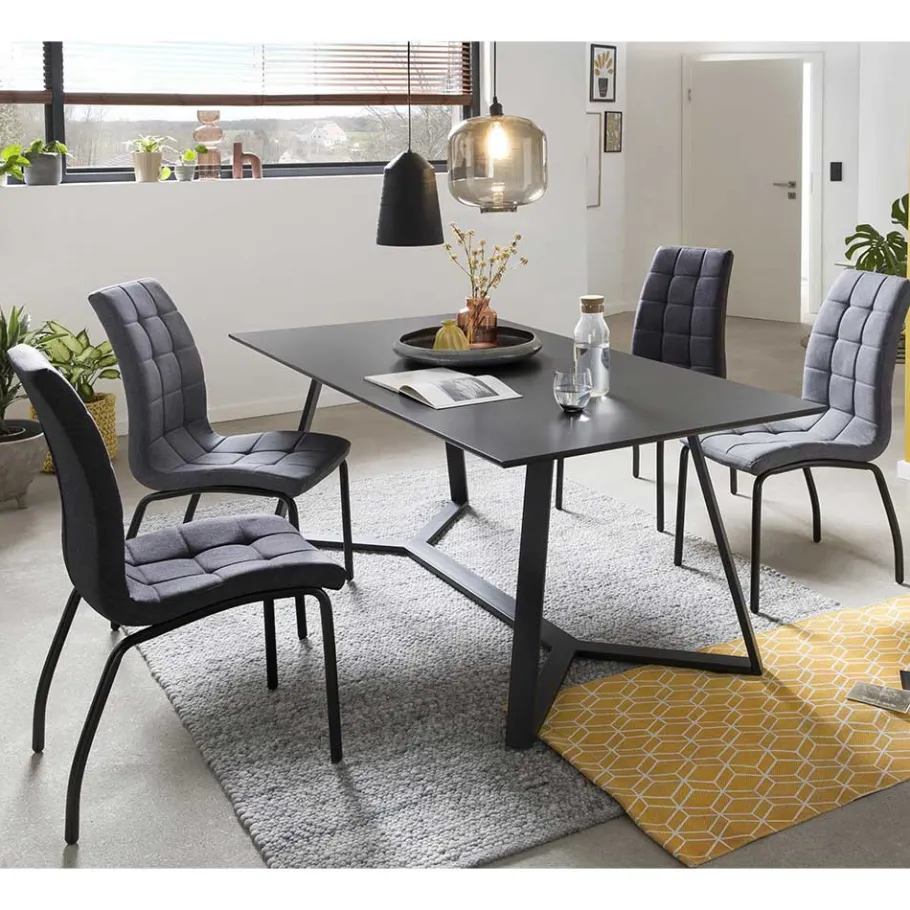 Sale Wohnen Esszimmer Sitzgruppe im Loft Stil - Vonza (fünfteilig)