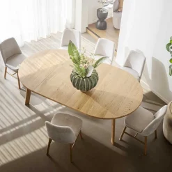 Sale Wohnen Esszimmer Sitzgruppe im Scandi Chic - Rascilda (siebenteilig)