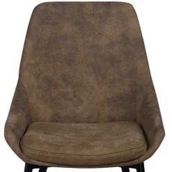 New Wohnen Esszimmer Sitzgruppe in Braun & Schwarz - Elizabeth (siebenteilig)