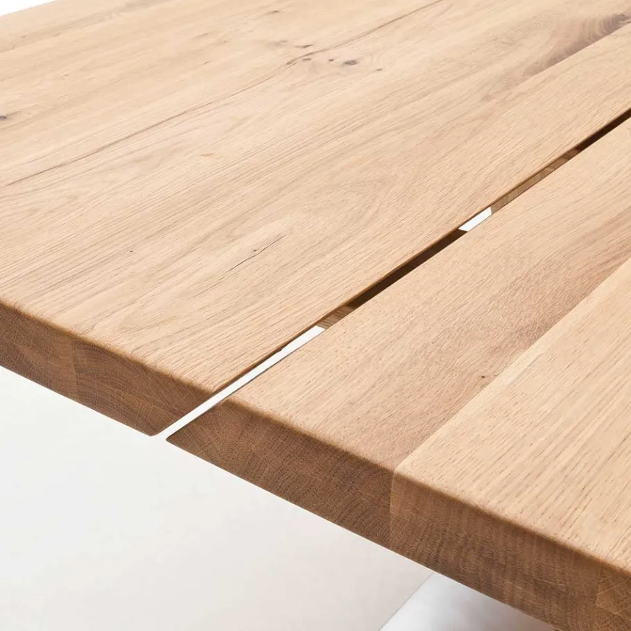 Sale Wohnen Esszimmer Säulentisch Flatbay mit Balkeneichenholz