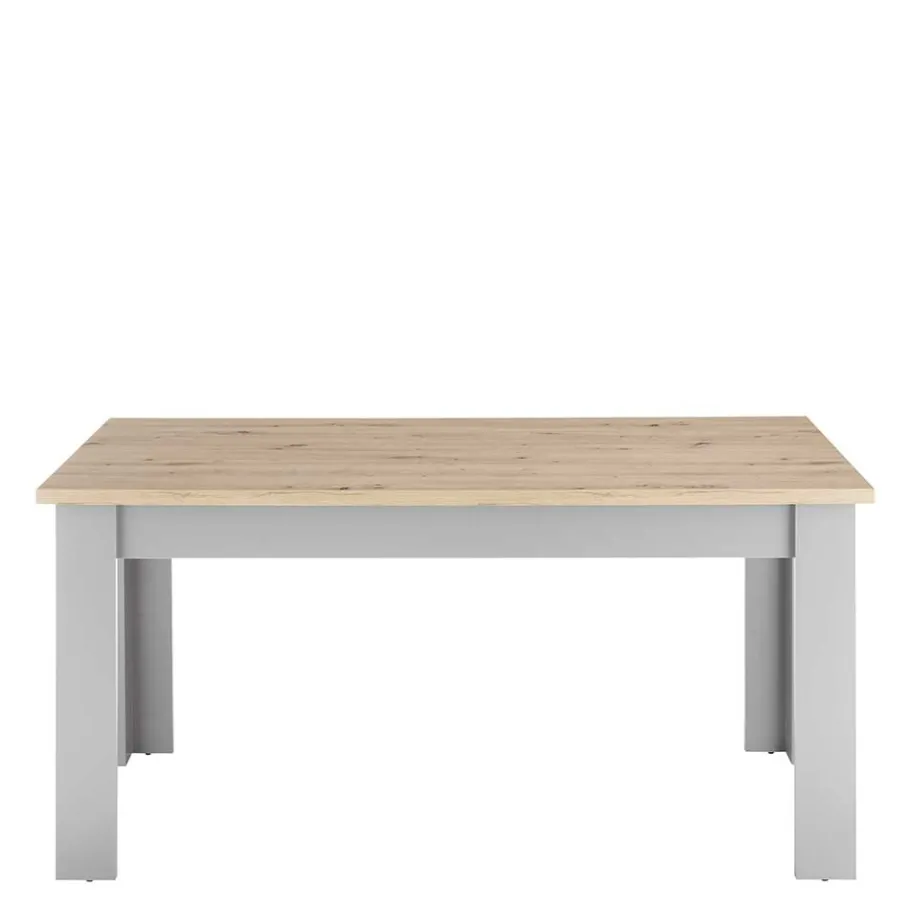 Sale Wohnen Esszimmer Tisch in Eiche NB & Lichtgrau - Buleta