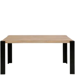 Sale Wohnen Esszimmer Tisch in Holzoptik Eiche & Schwarz - Cigano