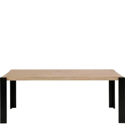 Sale Wohnen Esszimmer Tisch in Holzoptik Eiche & Schwarz - Cigano