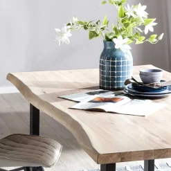 Sale Wohnen Esszimmer Tischgruppe mit 4 Stühlen - Tilveta I (fünfteilig)