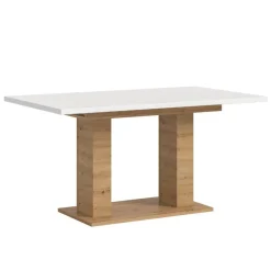 Outlet Wohnen Esszimmer-Ausziehtisch mit Säulengestell - Andryas