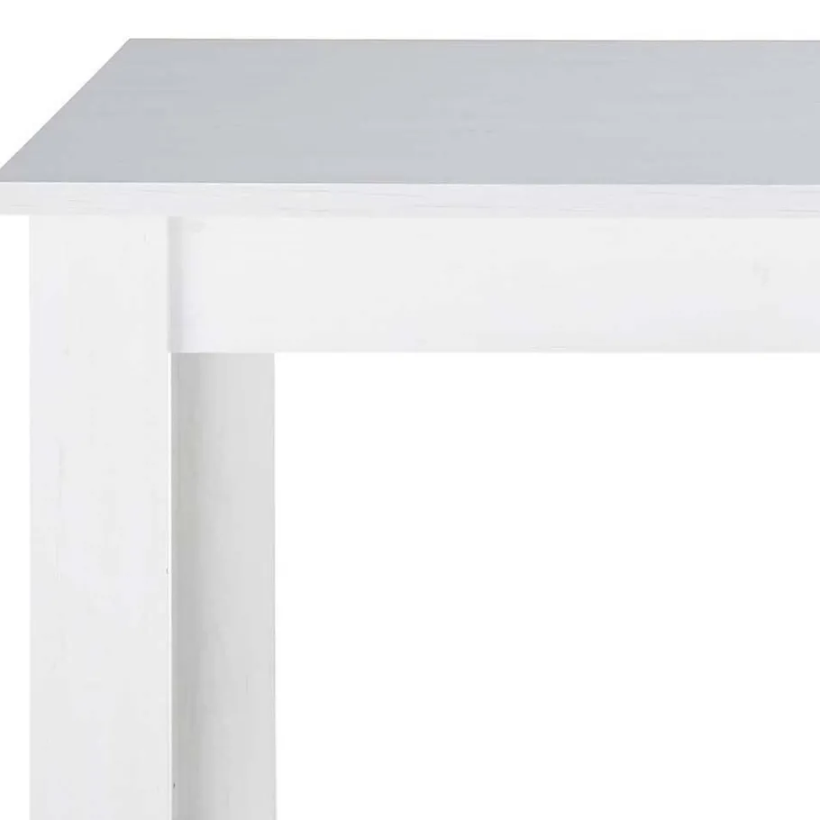 Clearance Wohnen Esszimmereinrichtung in weißer Holzoptik Pinie - Liancos (dreiteilig)
