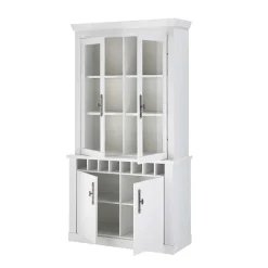 Best Wohnen Esszimmermöbel Kombi in weißer Holzoptik Pinie - Liancos (vierteilig)