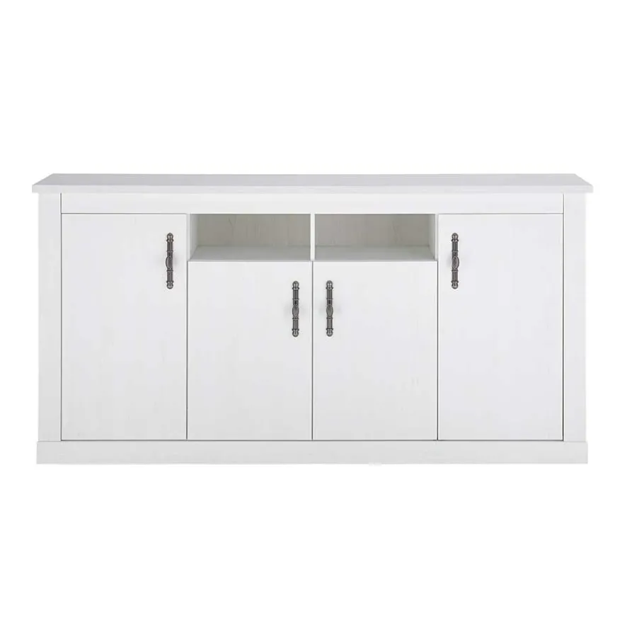 Sale Wohnen Esszimmerschrank Set in weißer Holzoptik Pinie - Liancos (dreiteilig)