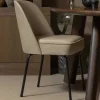 Outlet Wohnen Esszimmerstühle in Khaki Grün Samt - Zalau (2er Set)