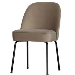 Outlet Wohnen Esszimmerstühle in Khaki Grün Samt - Zalau (2er Set)