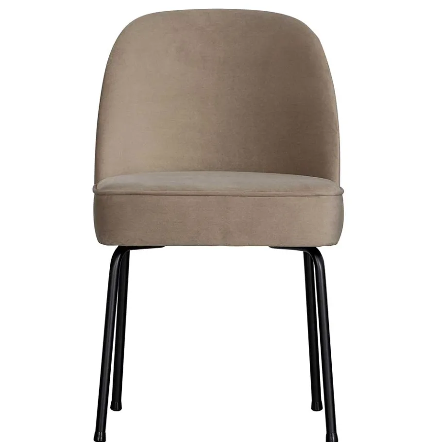 Outlet Wohnen Esszimmerstühle in Khaki Grün Samt - Zalau (2er Set)