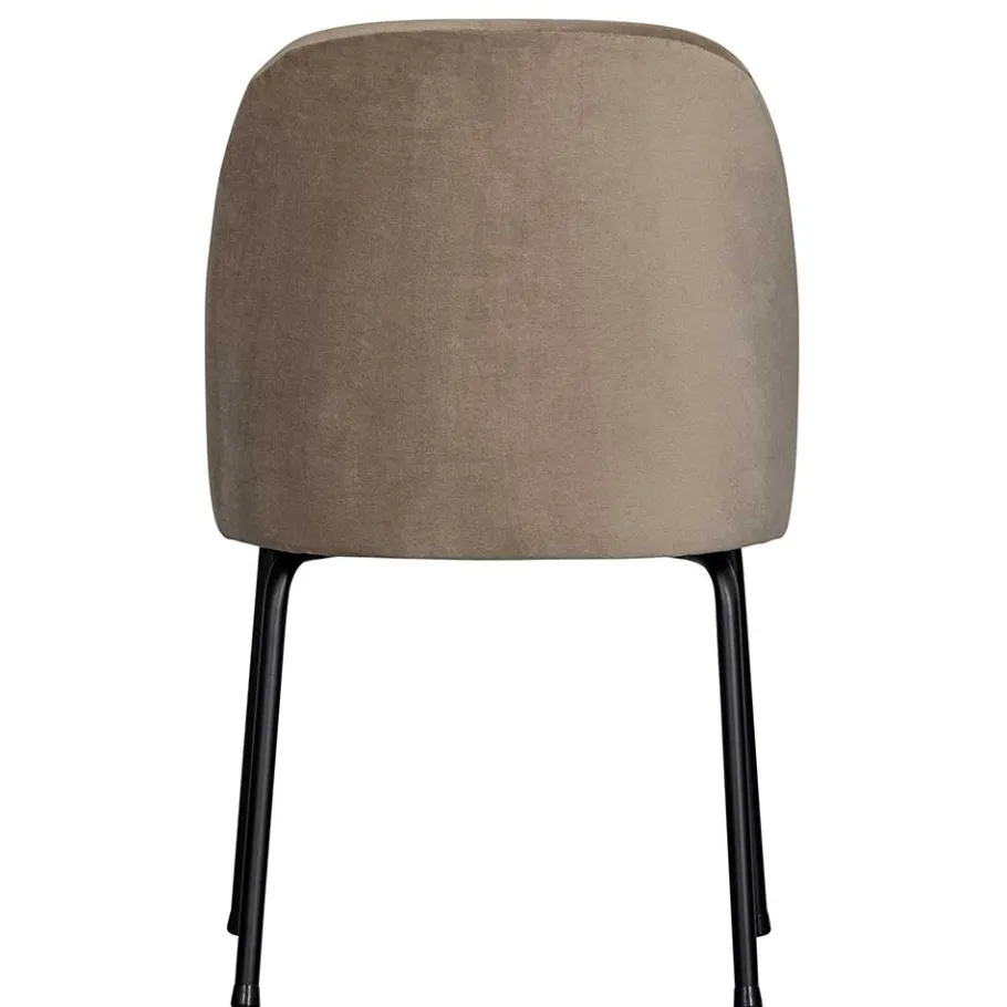 Outlet Wohnen Esszimmerstühle in Khaki Grün Samt - Zalau (2er Set)