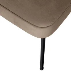 Outlet Wohnen Esszimmerstühle in Khaki Grün Samt - Zalau (2er Set)