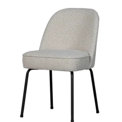 Discount Wohnen Esszimmerstuhl in Beigegrau Boucle - Clienta (2er Set)