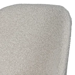 Discount Wohnen Esszimmerstuhl in Beigegrau Boucle - Clienta (2er Set)