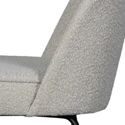 Discount Wohnen Esszimmerstuhl in Beigegrau Boucle - Clienta (2er Set)