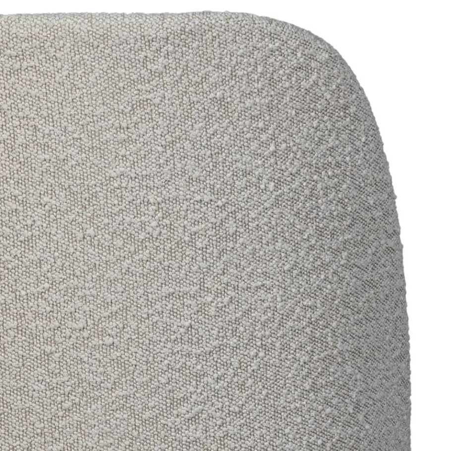 Discount Wohnen Esszimmerstuhl in Beigegrau Boucle - Clienta (2er Set)