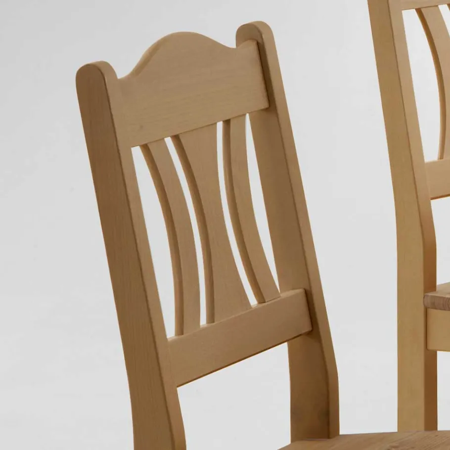 Discount Wohnen Esszimmerstuhl Laticosia aus Kiefer massiv (2er Set)