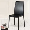 Clearance Wohnen Esszimmerstuhl Luise in Schwarz (4er Set)