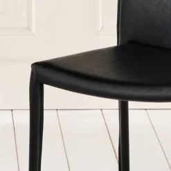 Clearance Wohnen Esszimmerstuhl Luise in Schwarz (4er Set)