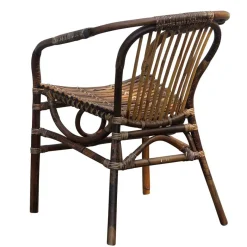 Clearance Wohnen Esszimmerstuhl Onesty aus Rattan