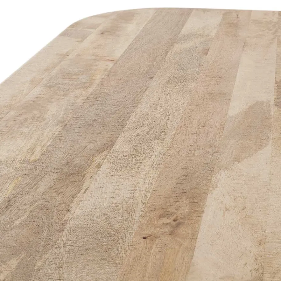 Outlet Wohnen Esszimmertisch aus Holz Akazie Hell - Deda