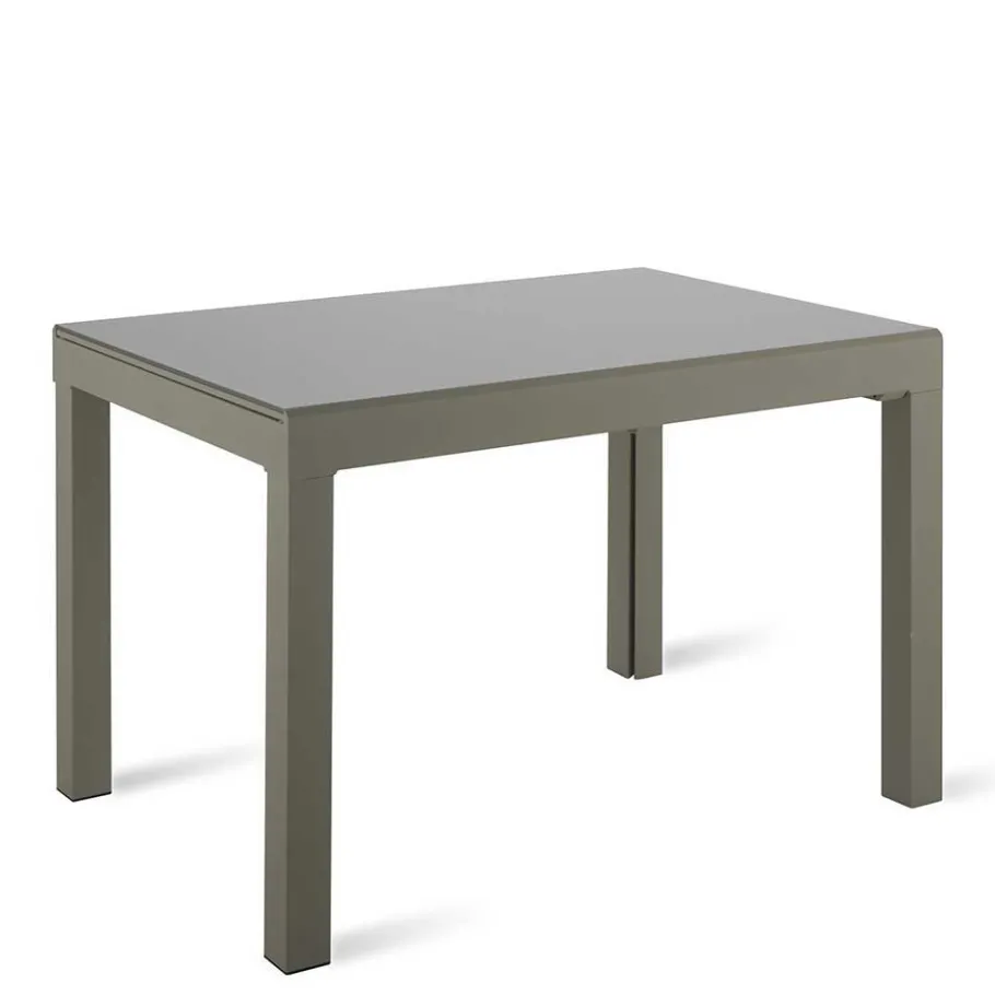 Online Wohnen Esszimmertisch in Grau Florian ausziehbar von 120cm auf 350cm