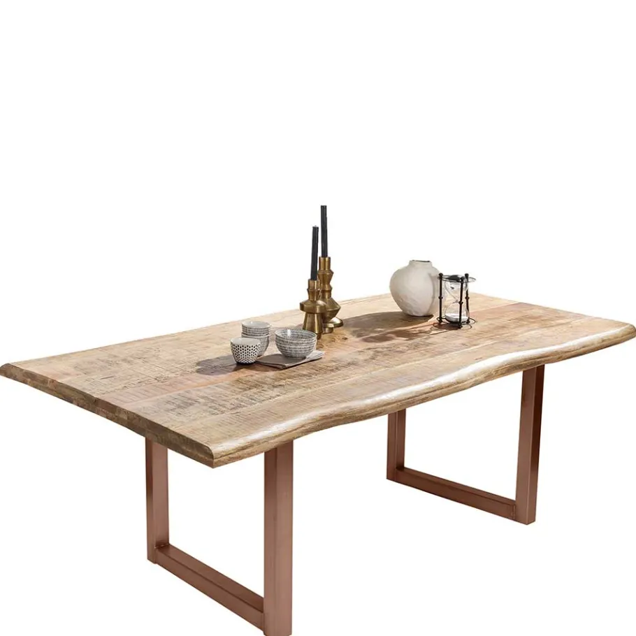Best Wohnen Esszimmertisch mit Baumkante aus Holz Mango - Exotica