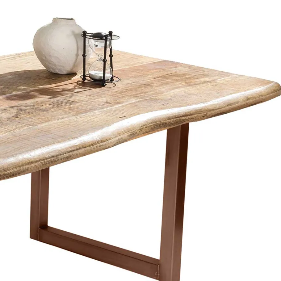 Best Wohnen Esszimmertisch mit Baumkante aus Holz Mango - Exotica