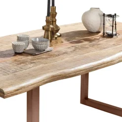 Best Wohnen Esszimmertisch mit Baumkante aus Holz Mango - Exotica